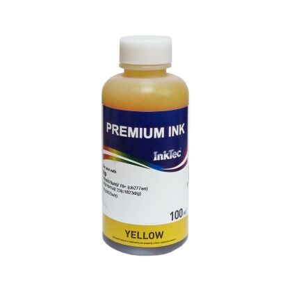Чернила HP C6657A, C8728A, C9352A, Yellow, 100 мл, InkTec