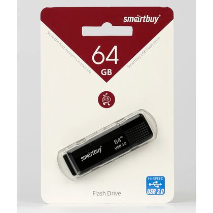 Флеш-накопитель Smartbuy 64Gb USB3.0 Dock Черный (SB64GBDK-K3)