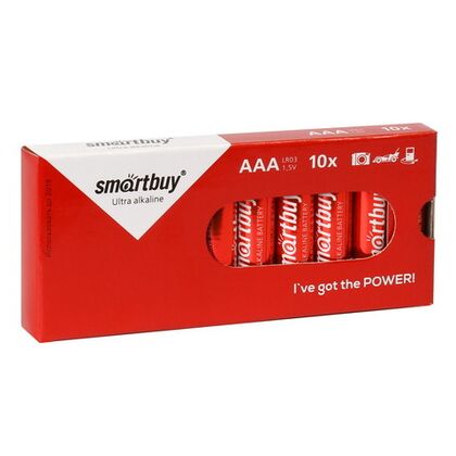 Батарейка Smartbuy LR03 10шт. Alkaline (AAA)
