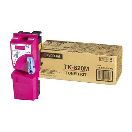 Тонер-картридж Kyocera TK-820M 7 000 стр. Magenta (1T02HPBEU0)