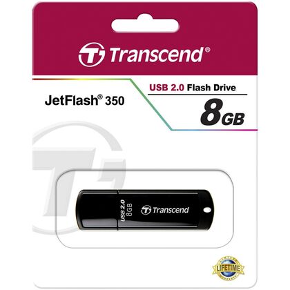 Флеш-накопитель Transcend 8Gb USB2.0 JetFlash 350 Черный (TS8GJF350)