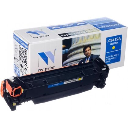 Картридж HP CLJ CE412A (M351/ M451/ MFP M375/ MFP M475) Yellow NV Print