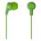 Наушники-вкладыши Smartbuy JAZZ 3,5mm, зеленый (SBE-720)