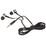 Наушники-вкладыши Defender Basic-609 mini jack 3.5 mm, черный/ белый (63609)