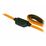 Наушники накладные Defender Warhead G-120 с микрофоном, 2 x mini jack 3.5 mm, черный/ оранжевый (64099)