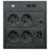 ИБП PowerCom RPT-2000AP LCD 2000 ВА/ 1200 Вт, 4*Schuko (Euro), AVR, USB, RJ45/ RJ11 ( Аккумулятор 12 V/ 9,0 Ah*1)