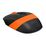 Мышь A4Tech Fstyler FG10 оптическая, беспроводная, USB, офисная, черный/ оранжевый (FG10 ORANGE)