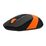 Мышь A4Tech Fstyler FG10 оптическая, беспроводная, USB, офисная, черный/ оранжевый (FG10 ORANGE)