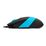Мышь A4Tech Fstyler FM10 оптическая, проводная, USB, офисная, черный/ синий (FM10 BLUE)