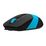 Мышь A4Tech Fstyler FM10 оптическая, проводная, USB, офисная, черный/ синий (FM10 BLUE)
