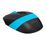 Мышь A4Tech Fstyler FM10 оптическая, проводная, USB, офисная, черный/ синий (FM10 BLUE)