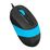 Мышь A4Tech Fstyler FM10 оптическая, проводная, USB, офисная, черный/ синий (FM10 BLUE)