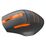 Мышь A4Tech Fstyler FG30S оптическая, беспроводная, USB, офисная, бесшумный клик, черный/ оранжевый (FG30S Grey-Orange)