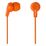 Наушники вкладыши Smartbuy JAZZ без микрофона, mini jack 3.5 mm, оранжевый (SBE-730)