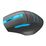 Мышь A4Tech Fstyler FG30 оптическая, беспроводная, USB, офисная, черный/ синий (FG30 BLUE)