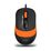 Мышь A4Tech Fstyler FM10 оптическая, проводная, USB, офисная, черный/ оранжевый (FM10 ORANGE)