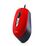Мышь Smartbuy ONE 265-R оптическая, проводная, USB, офисная, бесшумный клик, красный (SBM-265-R)
