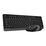Комплект (клавиатура +мышь) A4Tech Fstyler FG1010 беспроводной, мультимедийный, USB, черный/ серый (FG1010 GREY)