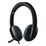 Наушники полноразмерные Logitech H540 с микрофоном, mini jack 3.5 mm+USB, черный (981-000480)