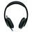 Наушники полноразмерные Logitech H540 с микрофоном, mini jack 3.5 mm+USB, черный (981-000480)