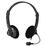 Проводные наушники накладная Defender Aura 104 с микрофоном, jack 3.5 mm, черный (63104)
