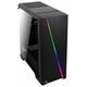 Корпус AeroCool без БП Cylon Black на передней панели 2xUSB2.0, 1xUSB3.0, ДаxМикрофон, ДаxНаушники, (CYLON BK)