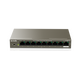 Неуправляемый POE-коммутатор 08 портов: Tenda TEF1109P-8-102W (8x10/ 100Мбит/ с;8xPOE ; PoE‑бюджет 92 Вт) корпус - металл
