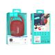 Портативная колонка HOCO HC17 Easy joy 5W, красный, BT, USB, FM приемник, Пластик/ Ткань (6931474796073)