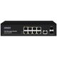 Управляемый PoE-коммутатор 10 портов Osnovo SW-80802/ L(150W) (8х1Гбит/ с, 2хSFP, 8хPoE, PoE‑бюджет 150 Вт) 2 уровня