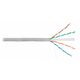 Кабель Cu UTP, Внутренний, 4x2x0.51, бухта 305м., Cat6, NetLan (EC-UU004-6-PVC-GY)