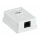 Розетка компьютерная RJ-45 CAT5e, внешняя, одинарная ITK (CS2-1C5EU-12-G)