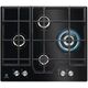 Газовая варочная панель Electrolux KGG6456K черный (конфорок -  4 шт, панель - закаленное стекло, Wok - есть)
